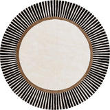 Amber Beige Round