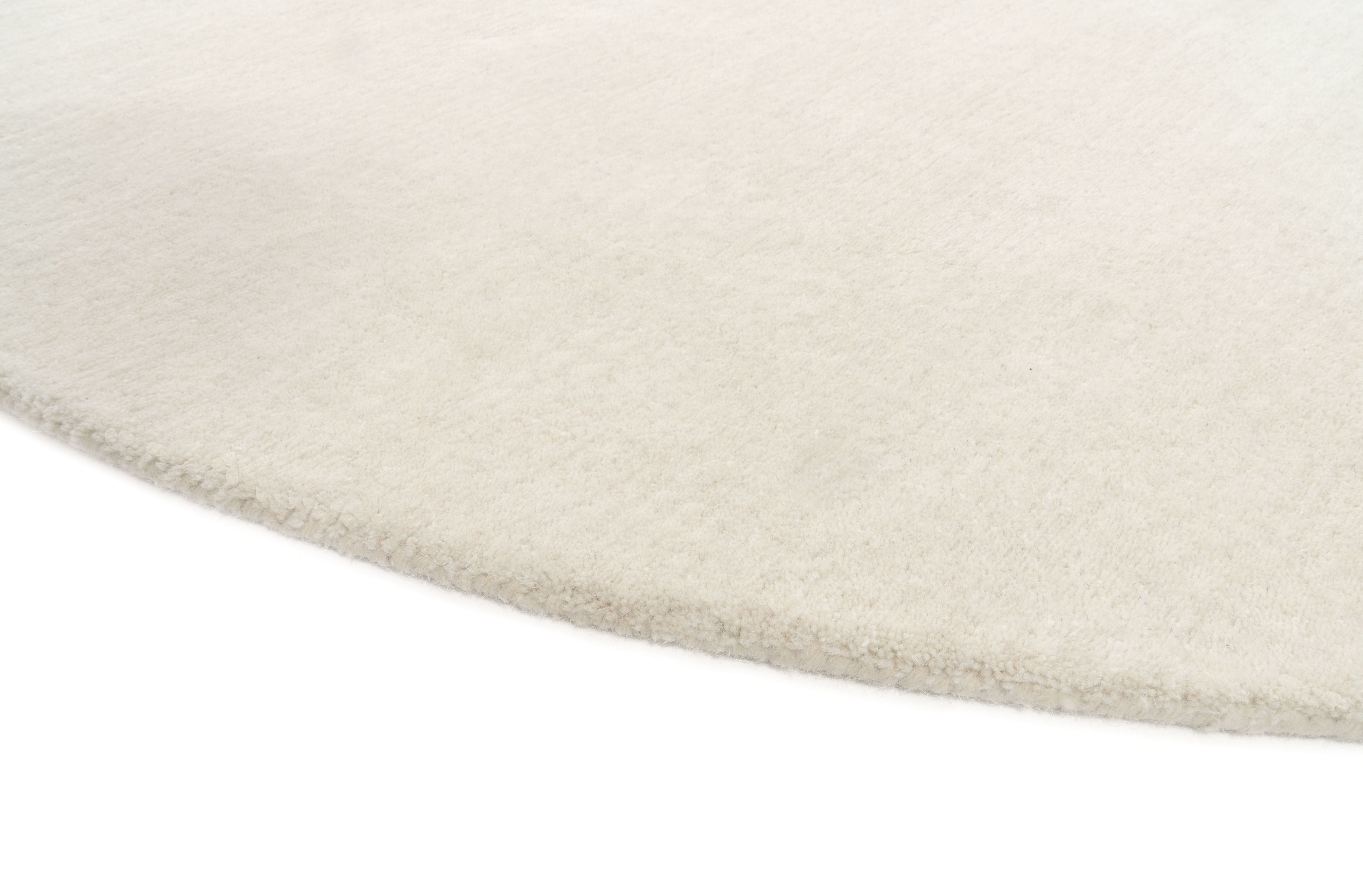 Rio Ivory Round - Handmade Rug Carpet Decor